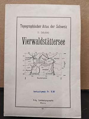 Topographischer Atlas der Schweiz 1 : 50.000 / Vierwaldstättersee