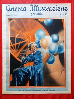 Seller image for Cinema Illustrazione 11 Ottobre 1933 Young Harlow Carnera Giovinezza Melnati Loy for sale by Leggendo la storia