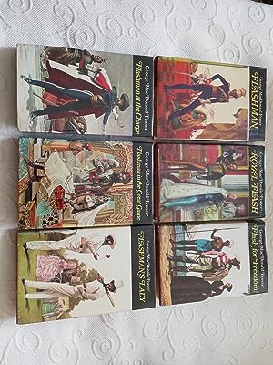 Seller image for The Flashman Papers: Complete set of 12 first printings with signed letter (3.12.86) from author tipped in to Flashman, 1969; Royal Flash,1970, Flash for Freedom,1971; Flashman at the Charge, 1973; Flashman in the Great Game, 1975; Flashman's Lady, 1977; Flashman and the Redskins, 1982; Flashman and the Dragon, 1985; Flashman and the Mountain of Light, 1990; Flashman and the Angel of the Lord, 1994; Flashman and the Tiger, 1999; Flashman on the March, 2005 for sale by M&B Books