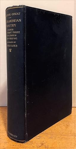 Immagine del venditore per Alexandrian Poetry under the First Three Ptolemies, 324-222 B.C. venduto da Nighttown Books