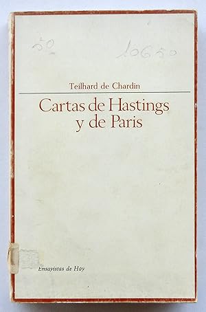 Cartas de Hastings y de Paris (1908-1914)