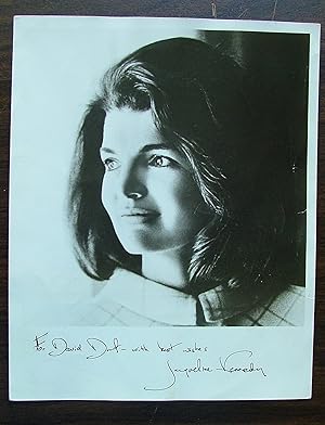 Signed 8 x 10 Jacqueline Kennedy Photo