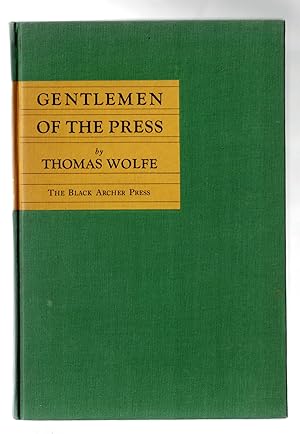 Gentlemen of the Press, A Play