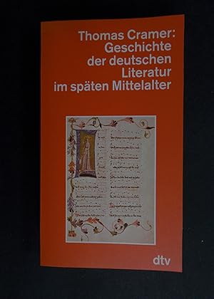Image du vendeur pour Geschichte der deutschen Literatur im spten Mittelalter mis en vente par Antiquariat Strter