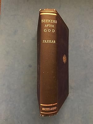 Imagen del vendedor de SEEKERS AFTER GOD a la venta por Haddington Rare Books