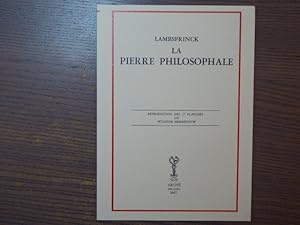 Seller image for LA PIERRE PHILOSOPHALE. Reproduction des 17 planches du Musaeum Hermeticum. for sale by Tir  Part