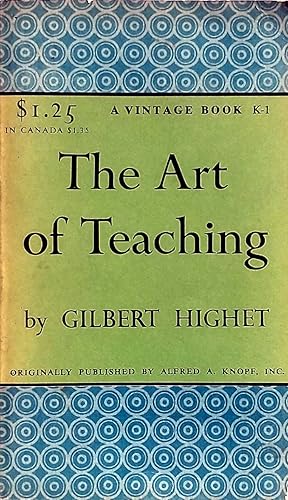 Imagen del vendedor de The Art of Teaching a la venta por Kayleighbug Books, IOBA