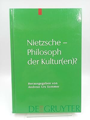 Imagen del vendedor de Nietzsche - Philosoph der Kultur(en)? a la venta por Antiquariat Smock