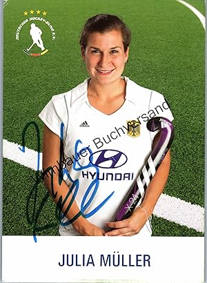 Bild des Verkufers fr Original Autogramm Julia Mller Hockey /// Autograph signiert signed signee zum Verkauf von Antiquariat im Kaiserviertel | Wimbauer Buchversand