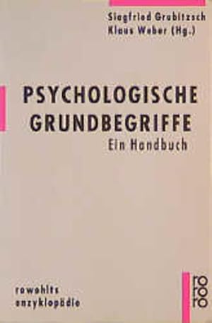 Psychologische Grundbegriffe: Ein Handbuch