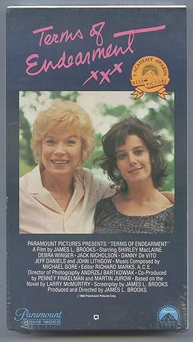 Bild des Verkufers fr [VHS Tape]: Terms of Endearment zum Verkauf von Between the Covers-Rare Books, Inc. ABAA