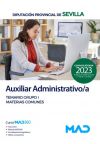 Auxiliar Administrativo/a. Temario Grupo I Materias Comunes. Diputación Provincial de Sevilla