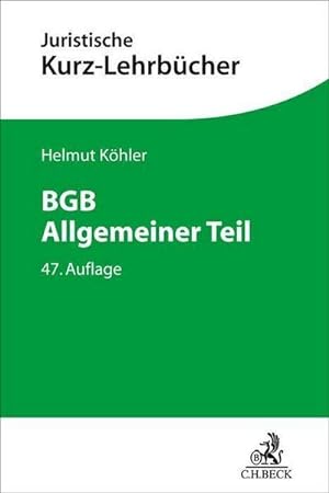 Imagen del vendedor de BGB Allgemeiner Teil a la venta por BuchWeltWeit Ludwig Meier e.K.