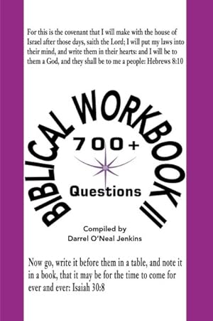 Bild des Verkufers fr Biblical Workbook II : 700+ Questions zum Verkauf von GreatBookPrices