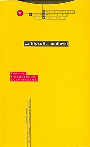 Seller image for LA FILOSOFA MEDIEVAL Vol. 24 for sale by Imosver