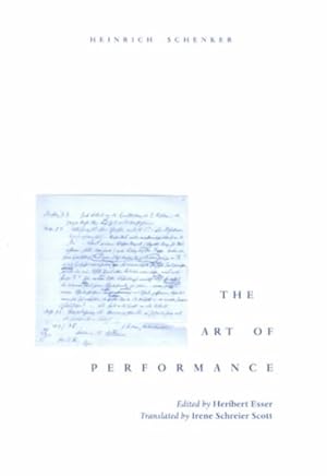 Imagen del vendedor de Art of Performance a la venta por GreatBookPrices