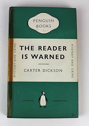 Bild des Verkufers fr The reader is Warned zum Verkauf von Peak Dragon Bookshop 39 Dale Rd Matlock