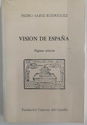Bild des Verkufers fr Visin de Espaa zum Verkauf von Librera Pramo