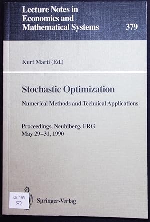 Seller image for Stochastic Optimization. Numerical Methods and Technical Applications. for sale by Antiquariat Bookfarm