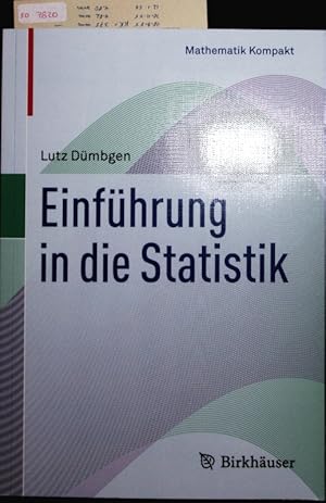 Seller image for Einfhrung in die Statistik. for sale by Antiquariat Bookfarm
