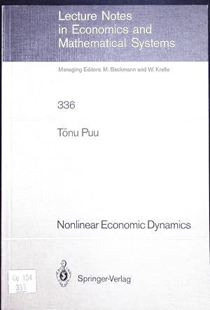Seller image for Nonlinear Economic Dynamics. for sale by Antiquariat Bookfarm