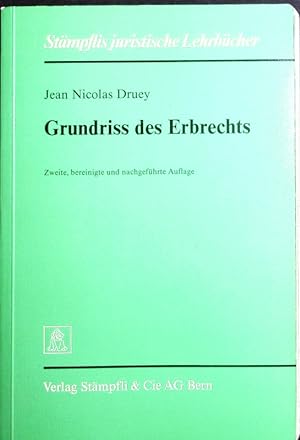 Seller image for Grundriss des Erbrechts. for sale by Antiquariat Bookfarm