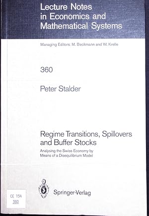 Seller image for Regime Transitions, Spillovers and Buffer Stocks. Analysing the Swiss Economy by Means of a Disequilibrium Model. for sale by Antiquariat Bookfarm