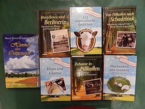 Sammlung von 7 Büchern zum Thema: Ostpreussische Erinnerungen, Literatur und Humor