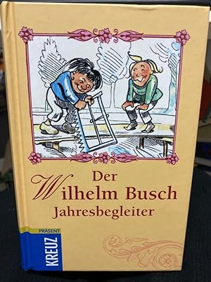 Bild des Verkufers fr Der Wilhelm-Busch-Jahresbegleiter : ein immerwhrender Kalender. Wer kennt sie nicht, seine 'Helden'? Max und Moritz, Die fromme Helene, Fipps, der Affe oder Hans Huckebein, der Unglcksrabe   ihre Geschichten sind bekannt, und manches wurde zum geflgelten Wort: 'Dieses war der erste Streich '. Fr jeden Tag des Jahres einen pfiffigen oder nachdenklichen Satz oder ein Gedicht dieses bedeutendsten humoristischen Dichter Deutschlands mit seinen Illustrationen. Zum Nachdenken, Lachen oder Schmunzeln. Am Telefon, auf dem Nachtschrnkchen oder auf dem Kchentisch, in groer Schrift   ein immer whrender Begleiter durch das Jahr, mit Leseband ausgestattet. Wie schrieb Wilhelm Busch: 'Solange Herz und Auge offen, um sich am Schnen zu erfreun, solange darf man freudig hoffen, wird auch die Welt vorhanden sein.' zum Verkauf von bookmarathon