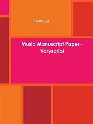 Seller image for Music Manuscript Paper - Varyscript for sale by GreatBookPrices