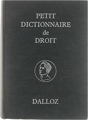 Seller image for Petit dictionnaire de droit for sale by Untje.com