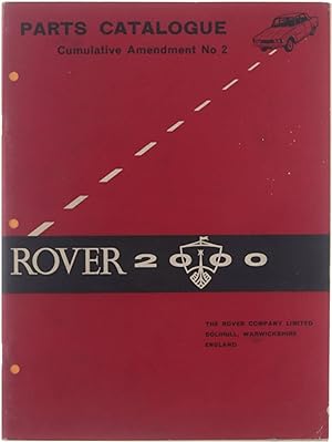 Image du vendeur pour Rover 2000 parts catalogue cumulative amendment No 2 mis en vente par Untje.com
