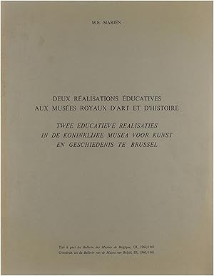 Seller image for Deux Ralisations Educatives aux Muses Royaux d'Art et d'Histoire. Twee Educatieve Realisaties in de Koninklijke Musea voor Kunst en Geschiedenis te Brussel. for sale by Untje.com