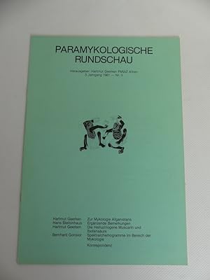 Seller image for Paramykologische Rundschau. 3. Jahrgang 1981 - Nr. 3 for sale by Antiquariat Maralt