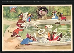 Bild des Verkufers fr Ansichtskarte Muse aus Walt Disneys Cinderella zum Verkauf von Bartko-Reher