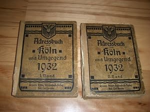 Köln, 1932 Greven`s Adreßbuch von Köln und Umgegend, sowie Adreßbuch der Kreise Köln-Land und Mül...