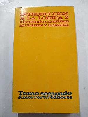 Immagine del venditore per Introduccion a la logica y al metodo cientifico, Tomo II venduto da Libros nicos