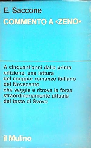 Immagine del venditore per Commento a 'Zeno'. Saggio sul testo di Svevo venduto da Miliardi di Parole