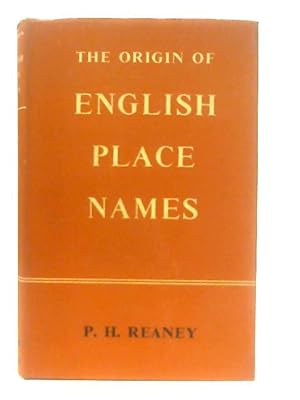 Bild des Verkufers fr The Origin of English Place-Names zum Verkauf von World of Rare Books