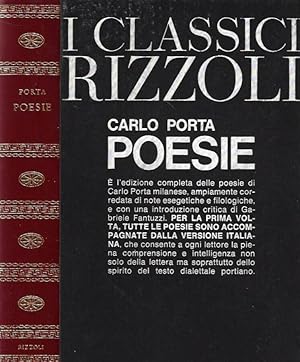 Seller image for Carlo Porta. Poesie for sale by Biblioteca di Babele