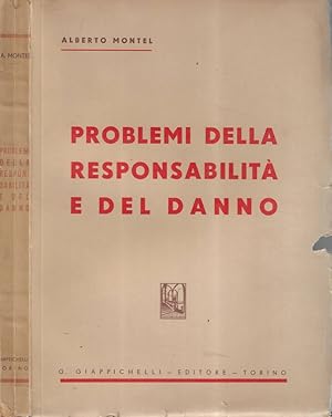 Bild des Verk�ufers f�r Problemi della responsabilit� e del danno zum Verkauf von Biblioteca di Babele