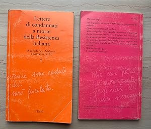 Immagine del venditore per Lettere di condannati a morte della Resistenza italiana (8 settembre 1943 - 25 aprile 1945) 1 e 2 venduto da Studio bibliografico De Carlo