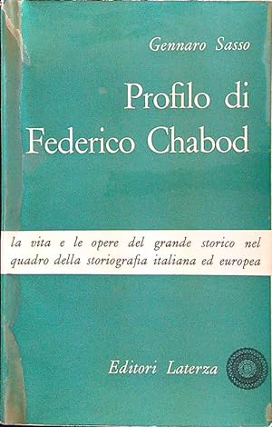 Image du vendeur pour Profilo di Federico Chabod mis en vente par Librodifaccia