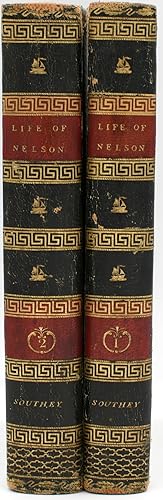 [BINDINGS] [NAVAL HISTORY] THE LIFE OF NELSON [2 VOLUMES]