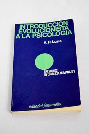 Immagine del venditore per Introduccin evolucionista a la psicologa venduto da Alcan Libros