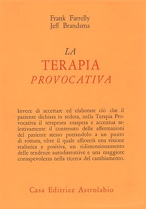 Seller image for La terapia provocativa for sale by Di Mano in Mano Soc. Coop