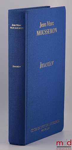 Image du vendeur pour INVENTER, Avant-propos de Pierre Mousseron et Jacques Raynard mis en vente par La Memoire du Droit