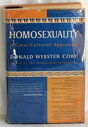 Bild des Verkufers fr Homosexuality: A Cross Cultural Approach zum Verkauf von Argyl Houser, Bookseller