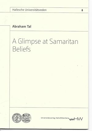 Seller image for A Glimpse at Samaritan Beliefs for sale by Bluesparrowhawk Books