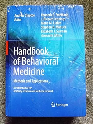 Imagen del vendedor de Handbook of Behavioral Medicine: Methods and Applications a la venta por Bluesparrowhawk Books